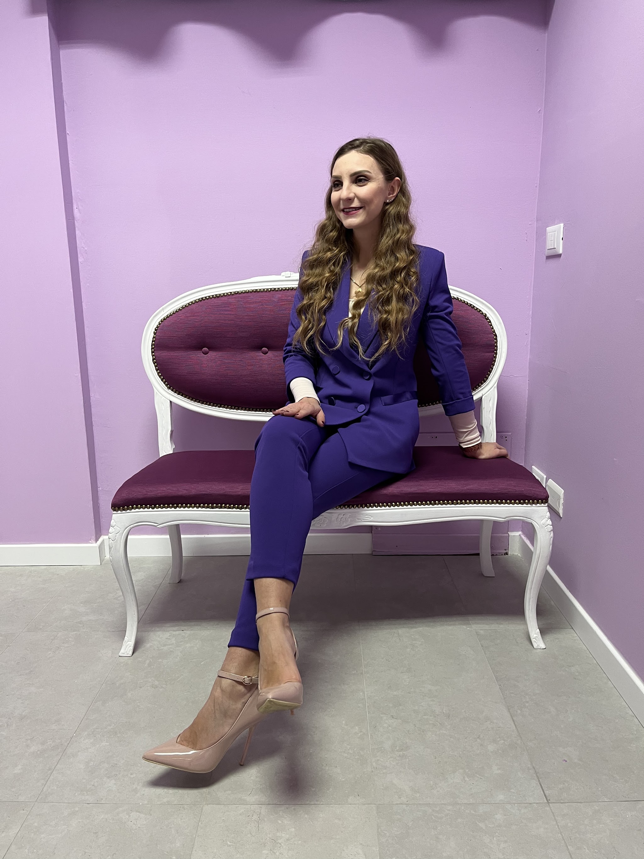 Gaia all'interno di Gaia Beauty Boutique