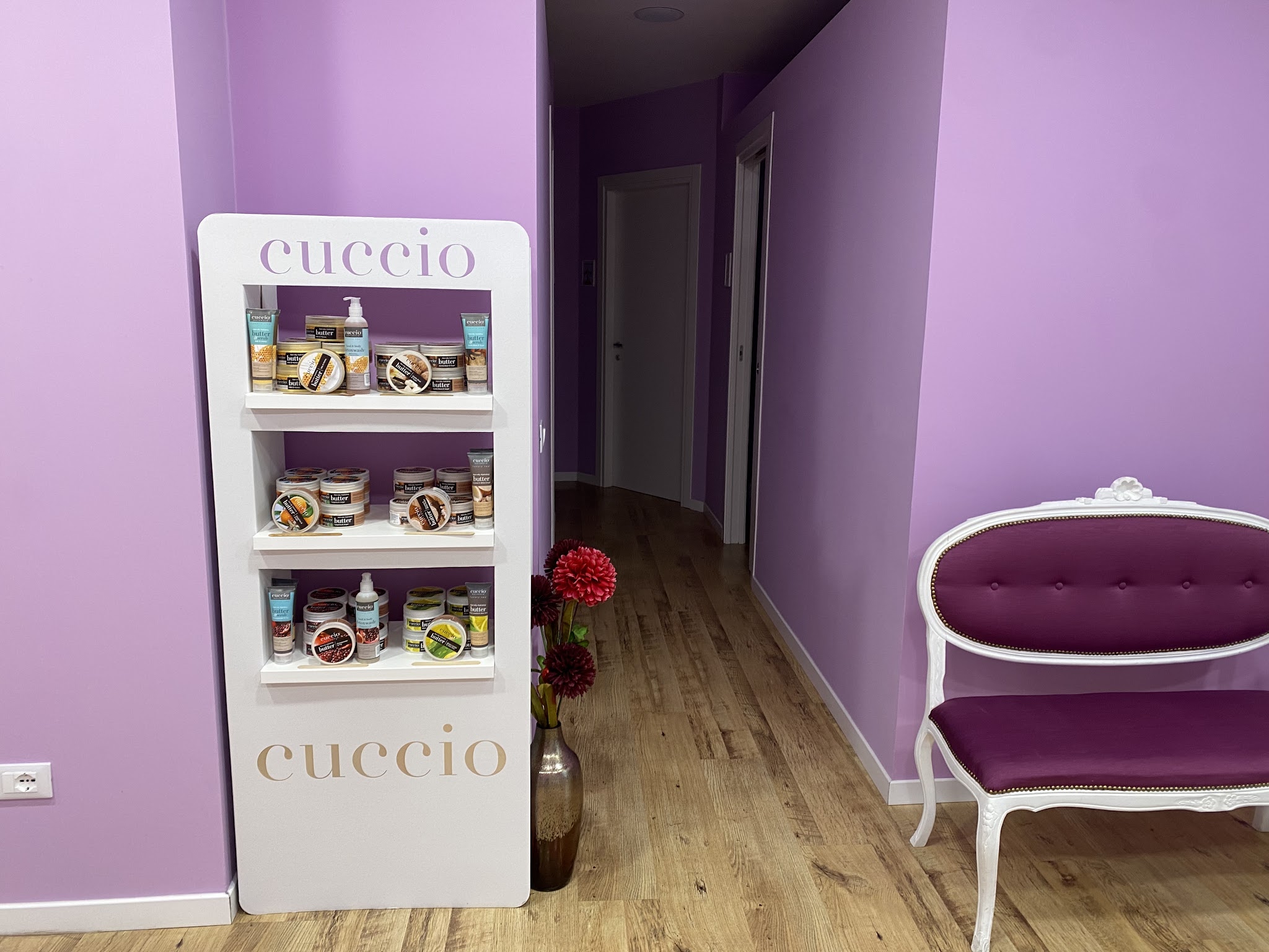 Interno e reception di Gaia Beauty Boutique