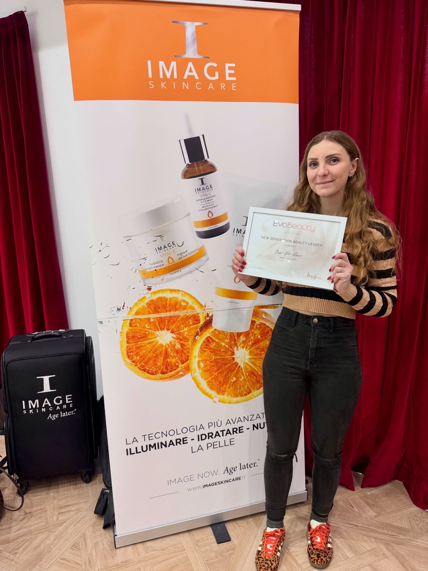 Gaia con un attestato Image Skincare
